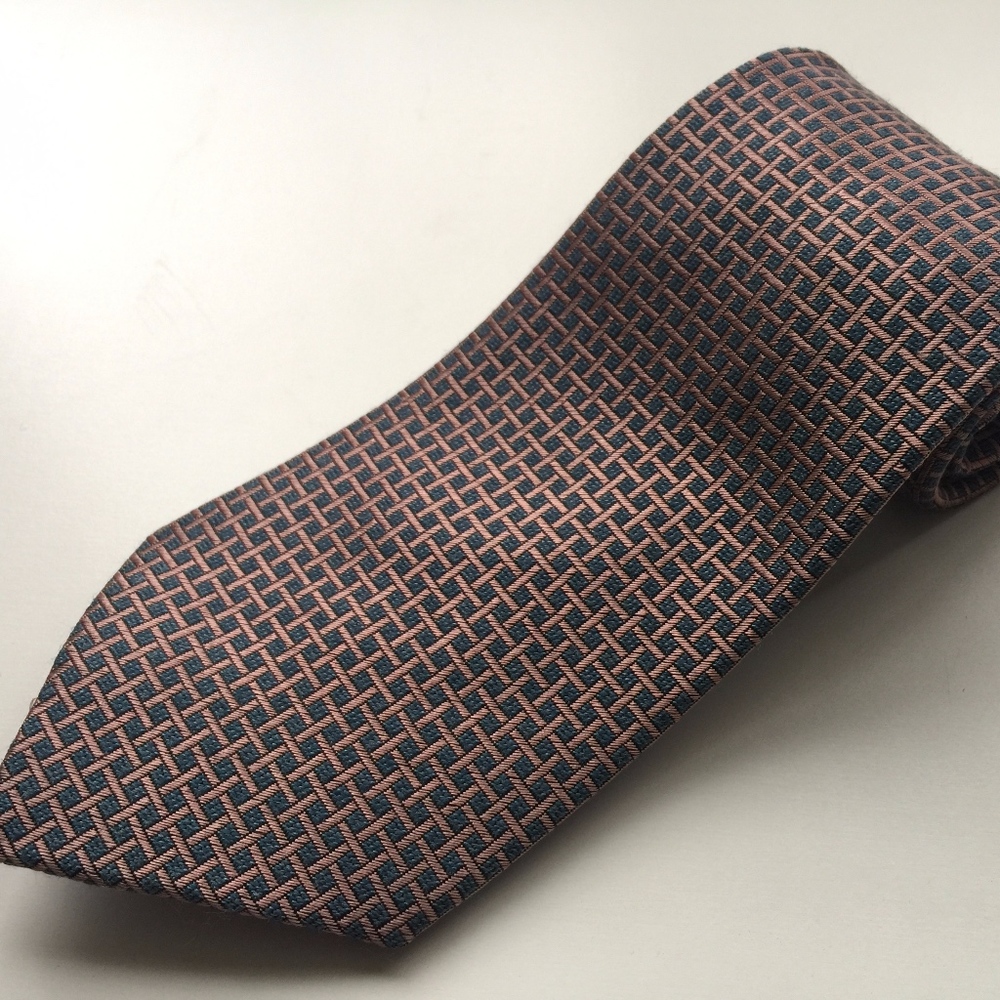 Hermes French Silk & Wool Tie